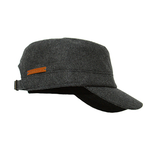 patch wool workcap 2nd grey 