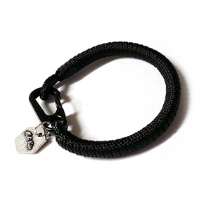 rope bracelet black